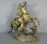 SCULPTURE EN BRONZE CHEVAL DE MARLY SIGNEE COUSTOU / STATUE CHEVAL DE MARLY