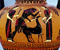 Herakles Hercule Les Douze Travaux La Biche Aux Pieds D Airain