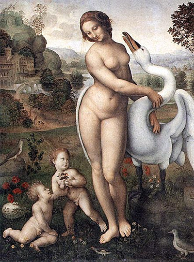 Zeus/Jupiter et Léda