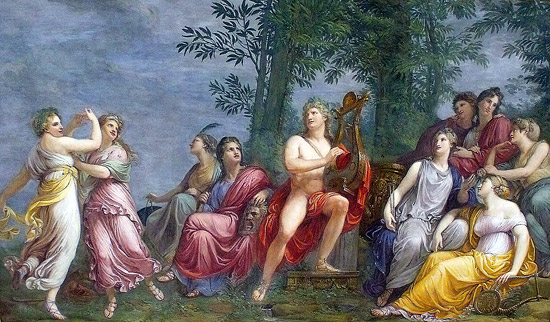Les attributs d'Apollon