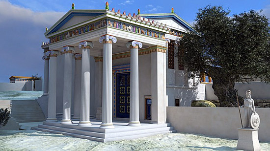 Reconstitution de l'Erechtheion