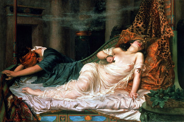 La mort de Cléopâtre par Reginald Arthur