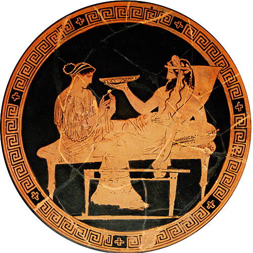Kylix de Perséphone aux Enfers