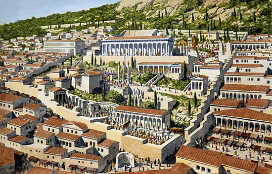 Le sanctuaire de Delphes
